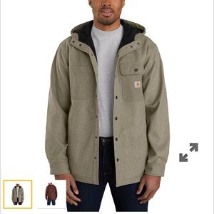 Carhartt Rain Defender Relaxed Fit Heavyweight Hooded Shirt